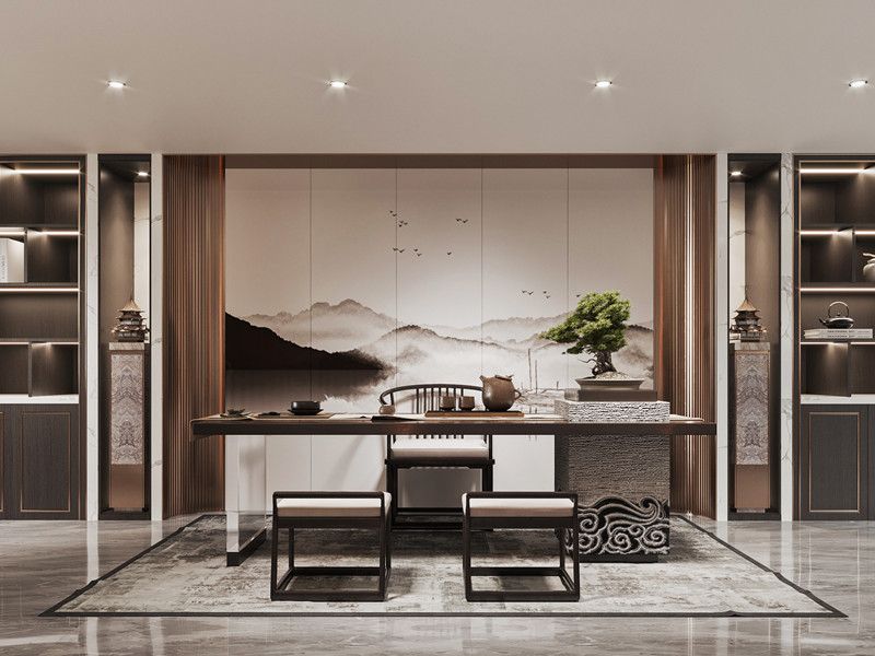 新中式风格设计茶室